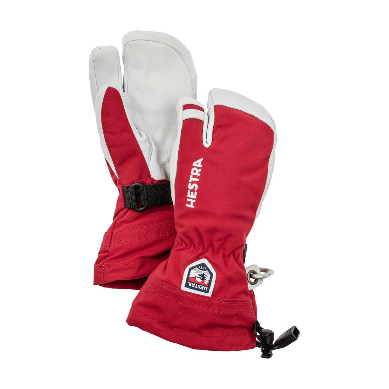  Hestra Army Leather Heli Ski Jr 3 Finger Glove - Used