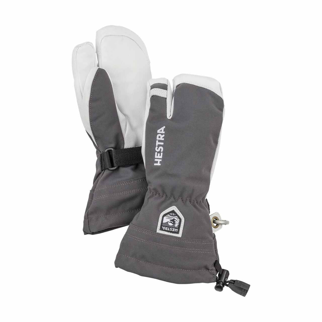  Hestra Army Leather Heli Ski Jr 3 Finger Glove - Used