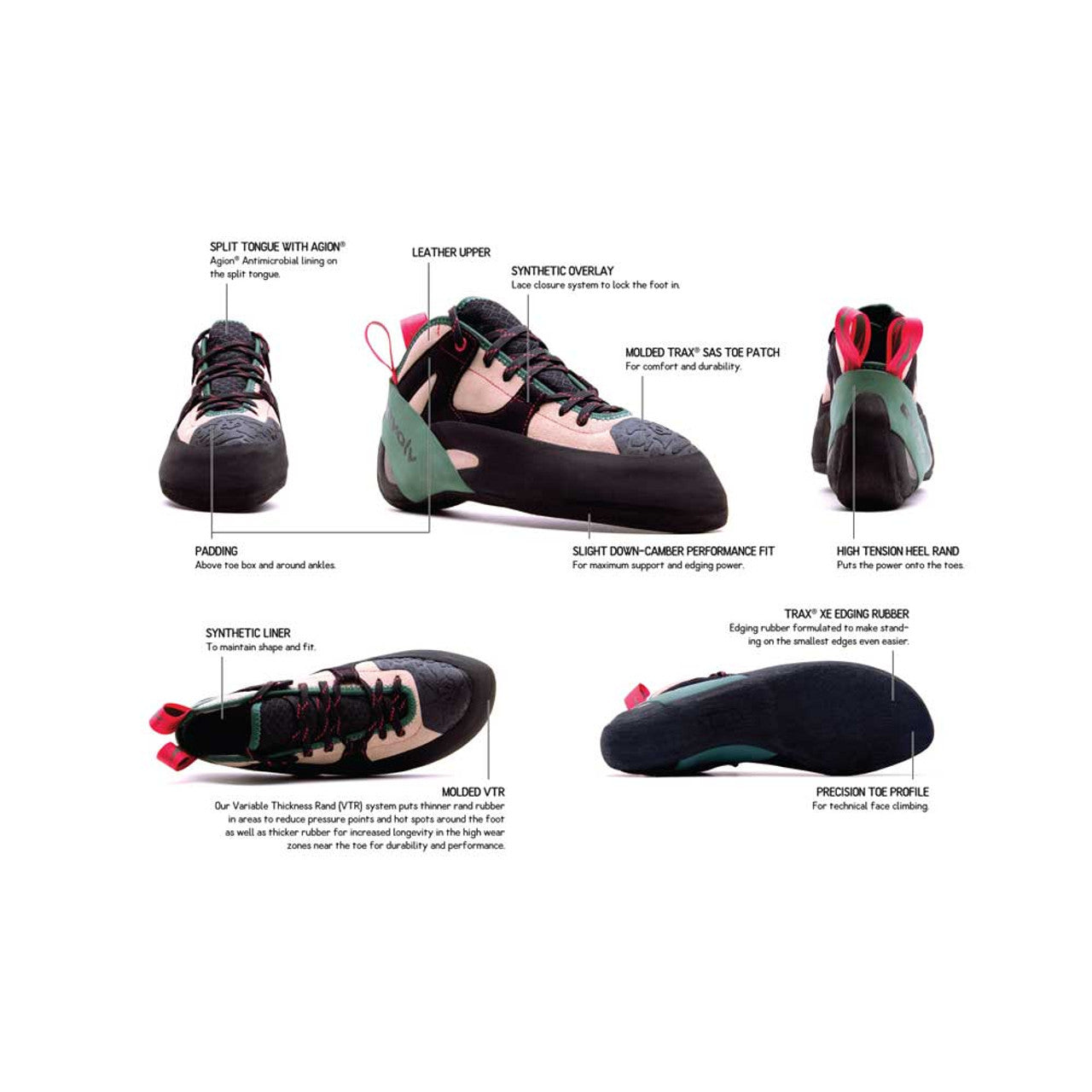  Evolv The General Climbing Shoe - Used