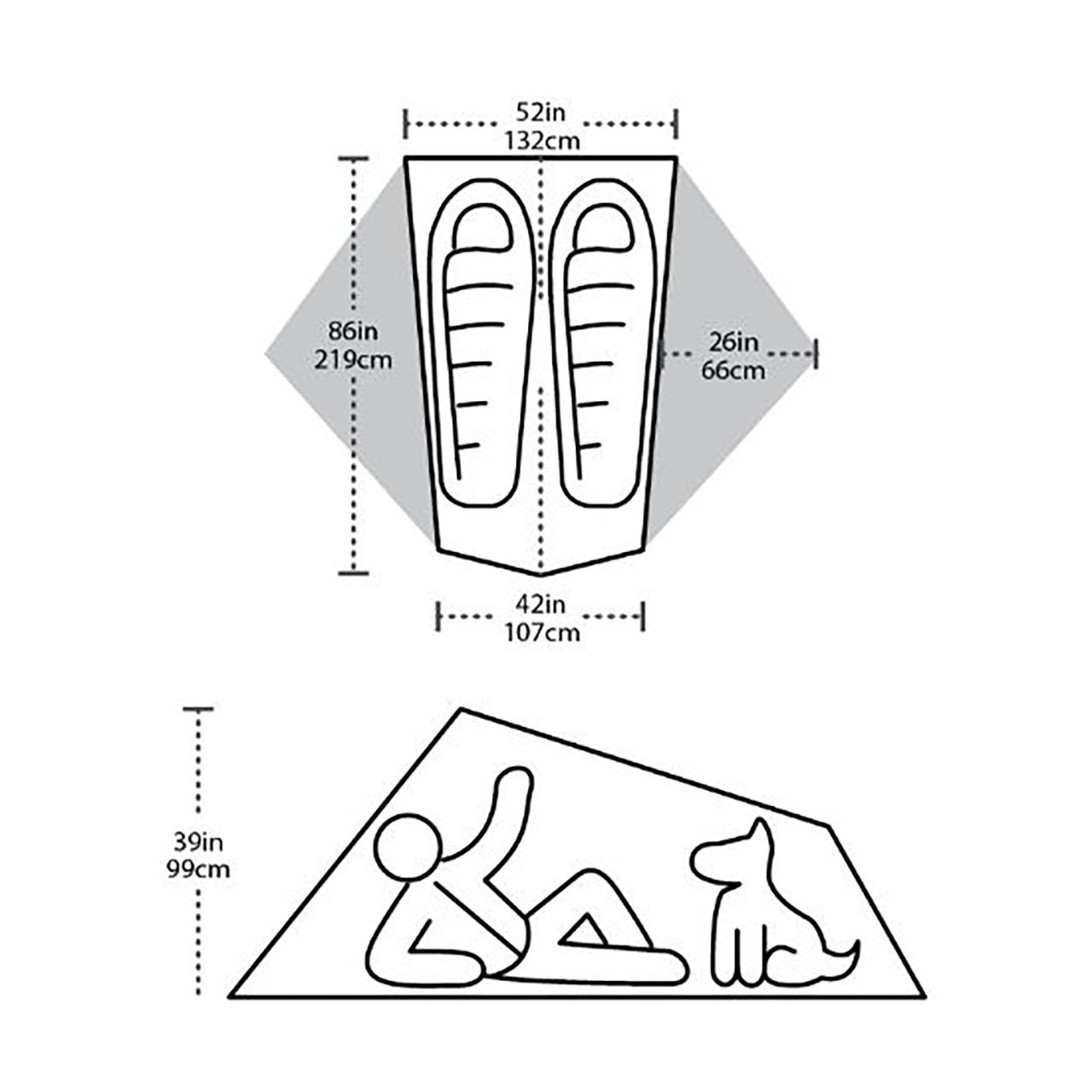  Big Agnes Tiger Wall 2 Platinum Tent - Used