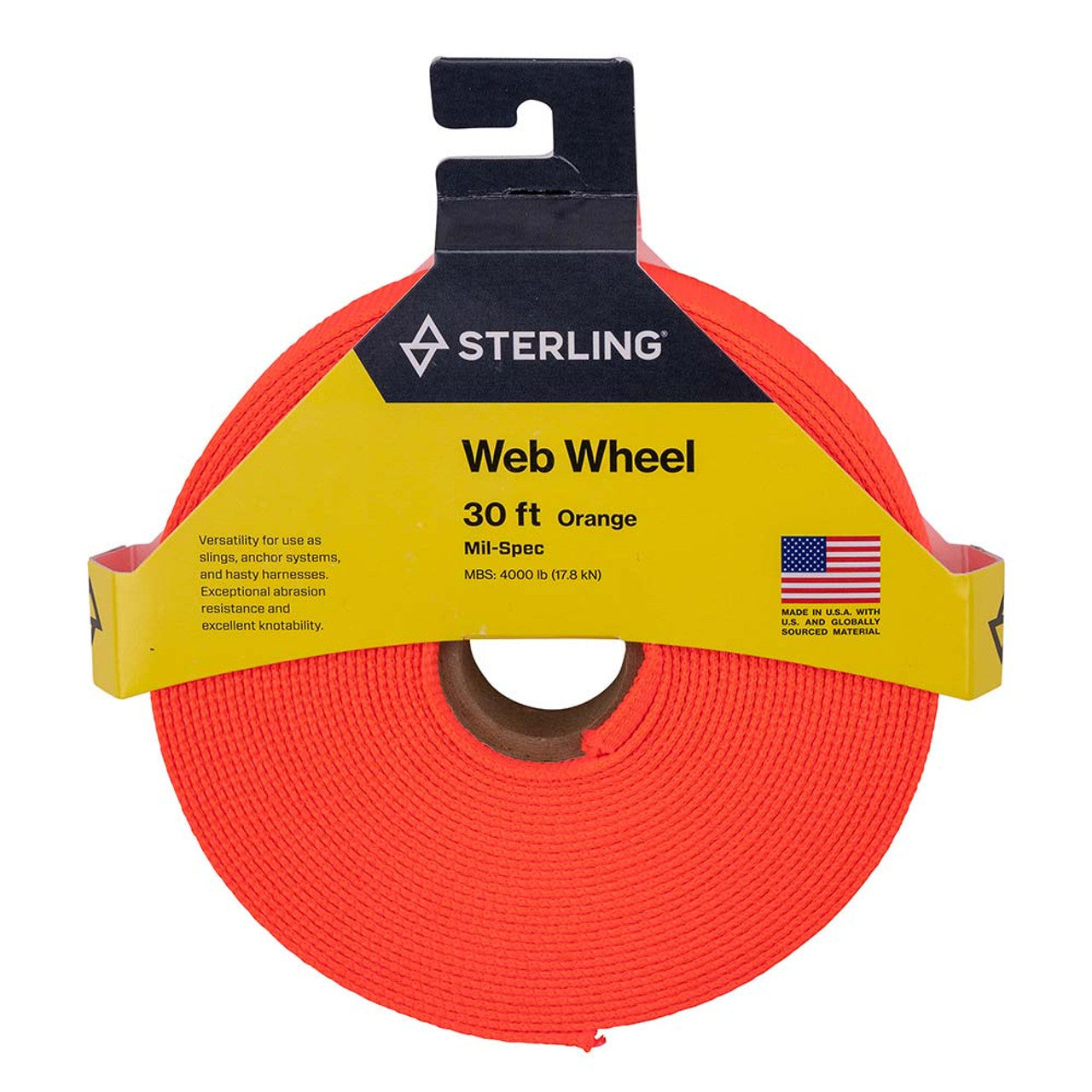  Sterling 1" Tubular Nylon Mil Spec Wheel