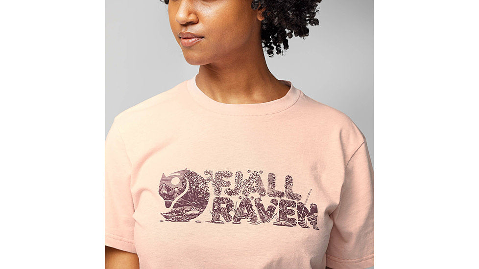  Fjallraven Lush Logo T-Shirt - Women's