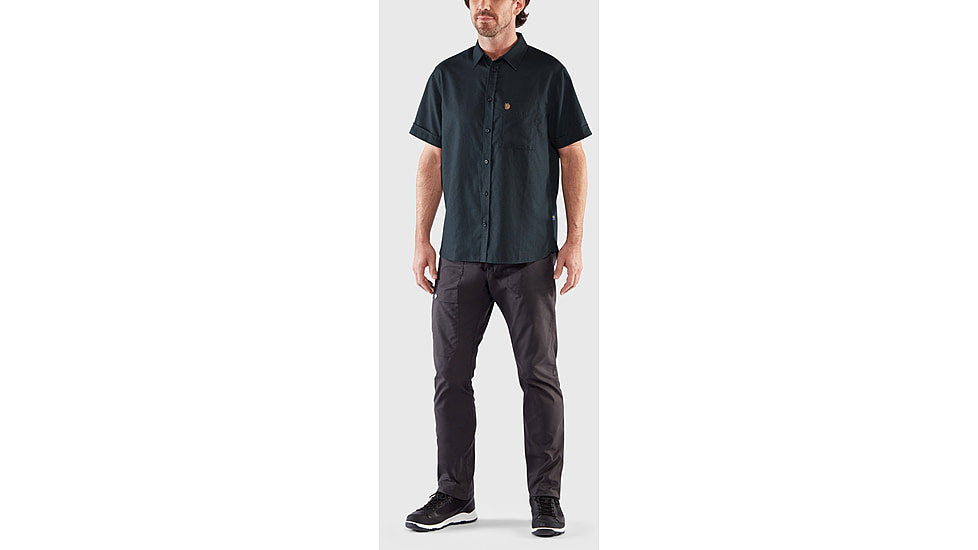  Fjallraven Ovik Travel Short Sleeve Shirt - Men's