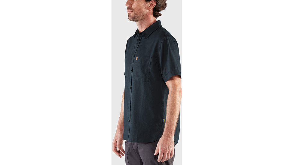  Fjallraven Ovik Travel Short Sleeve Shirt - Men's