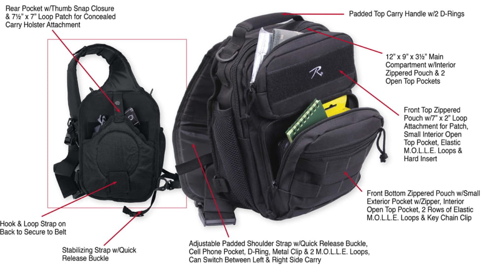  Rothco Compact Tactisling Shoulder Bag