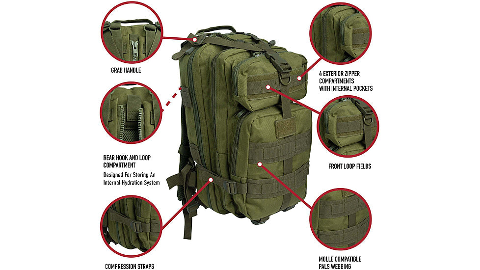  Rothco Convertible Medium 25L Transport Pack